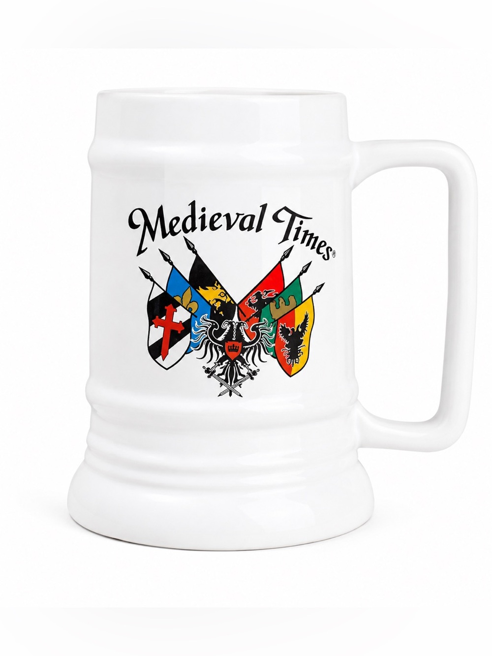 MEDIEVAL TIMES Oversized Ceramic Beer Stein Mug